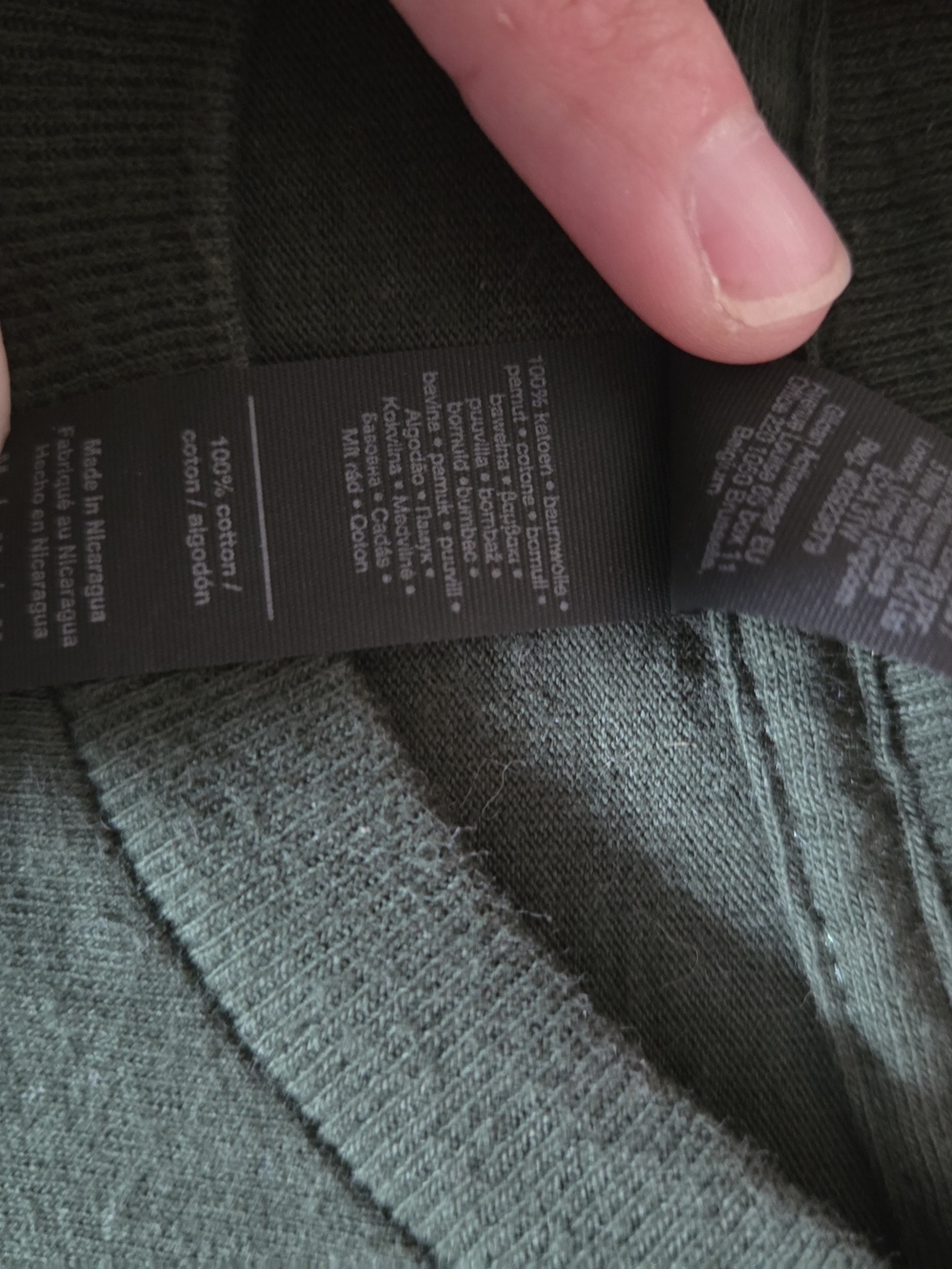 Gildan Dark Green Forest Print Graphic Tee with 'Am I The Drama?' - Picture 6 of 6
